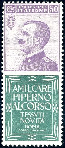 1924 - 50 cent. Piperno (13), ... 