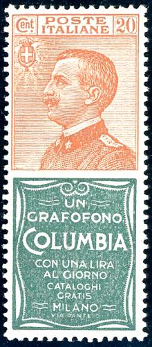 1925 - 20 cent. Columbia, non ... 