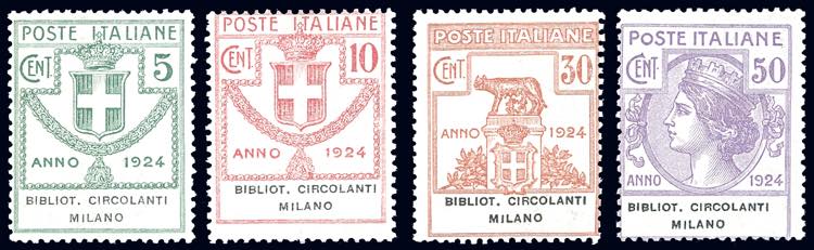 BIBLIOT.CIRCOLANTI MILANO 1924 - ... 