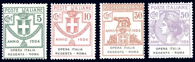 OPERA ITALIA REDENTA ROMA 1924 - ... 