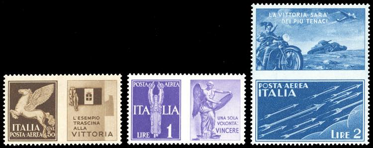 1942 - Non emessi, serie completa ... 