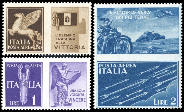 1942 - Non emessi, serie completa ... 