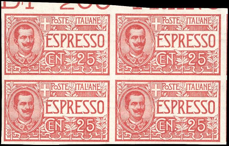 1903 - 25 cent., non dentellato ... 