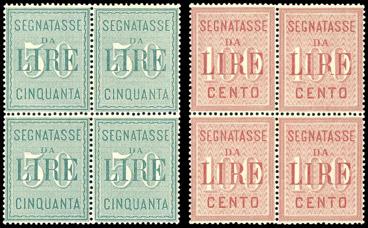 1884 - 50 e 100 lire (15/16), ... 