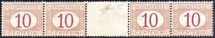 1890 - 10 cent. arancio e ... 