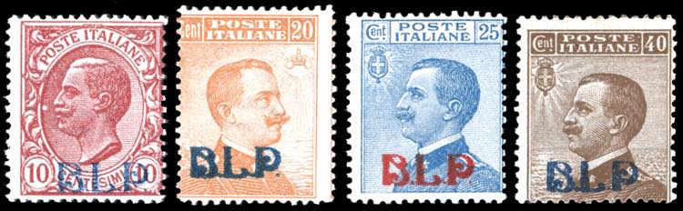 1921 - Soprastampa BLP, I tipo, ... 