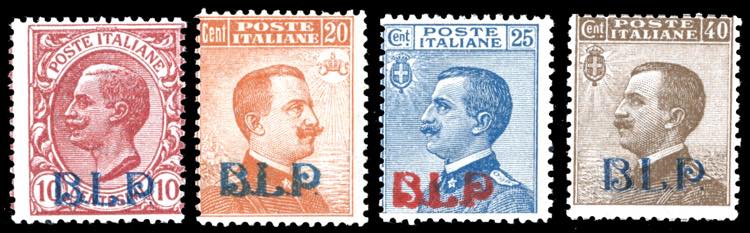 1922 - Soprastampa BLP del I tipo, ... 