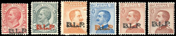 1923 - Soprastampa BLP, III tipo, ... 