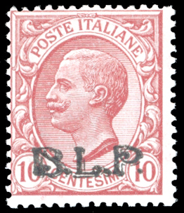 1923 - 10 cent. soprastampa BLP ... 