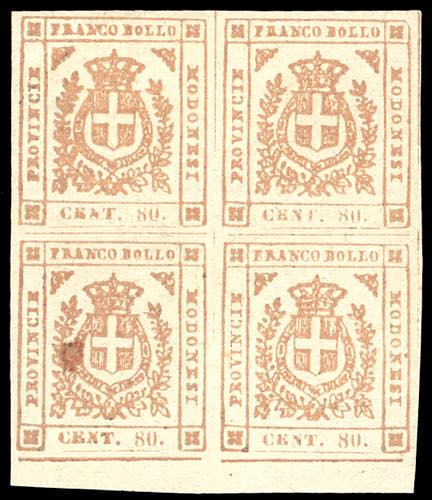 1859 - 80 cent. bistro arancio ... 