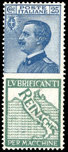 1924 - 25 cent. Reinach (7), gomma ... 