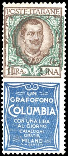 1924 - 1 lira Columbia (19), ben ... 
