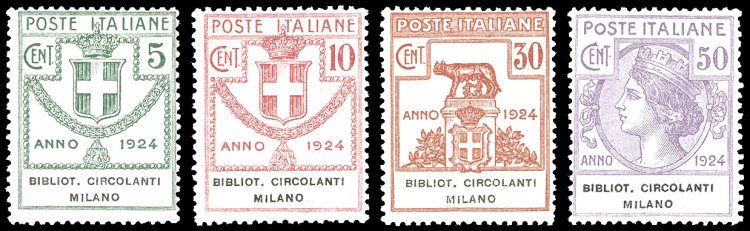 BIBLIOT.CIRCOLANTI MILANO 1924 - ... 