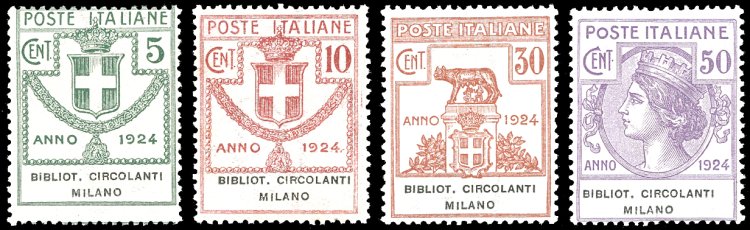 BIBLIOT.CIRCOLANTI MILANO 1924 - ... 