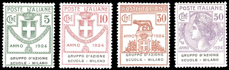 GRUPPO DAZIONE SCUOLE-MILANO 1924 ... 