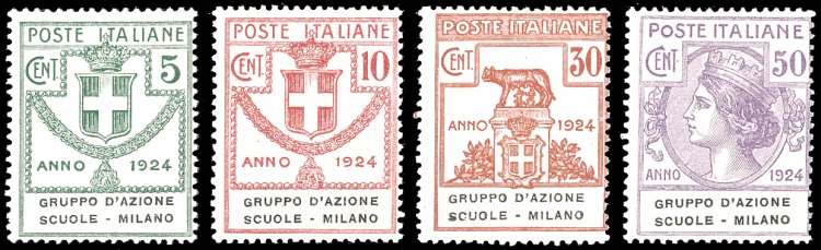 GRUPPO DAZIONE SCUOLE-MILANO 1924 ... 