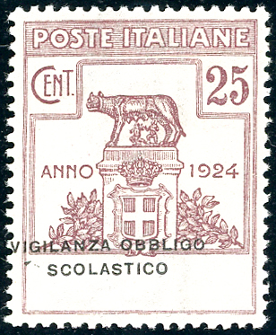 VIGILANZA OBBLIGO SCOLASTICO 1924 ... 