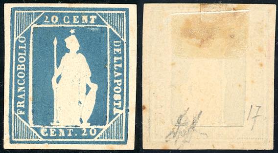 1862 - Saggi Thermignon, 20 cent. ... 