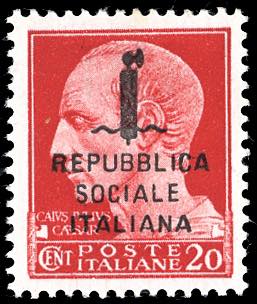 1944 - 20 cent. carminio ... 