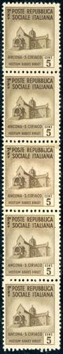 1944 - 5 cent. Monumenti ... 
