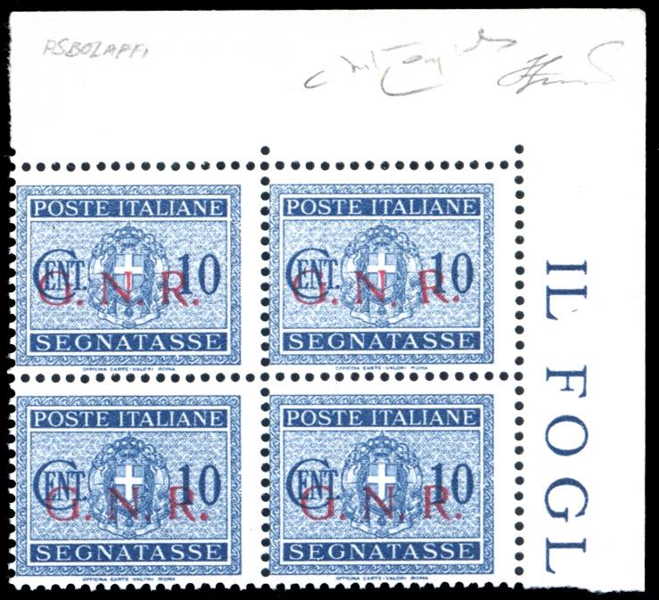 1943 - 10 cent., soprastampa ... 