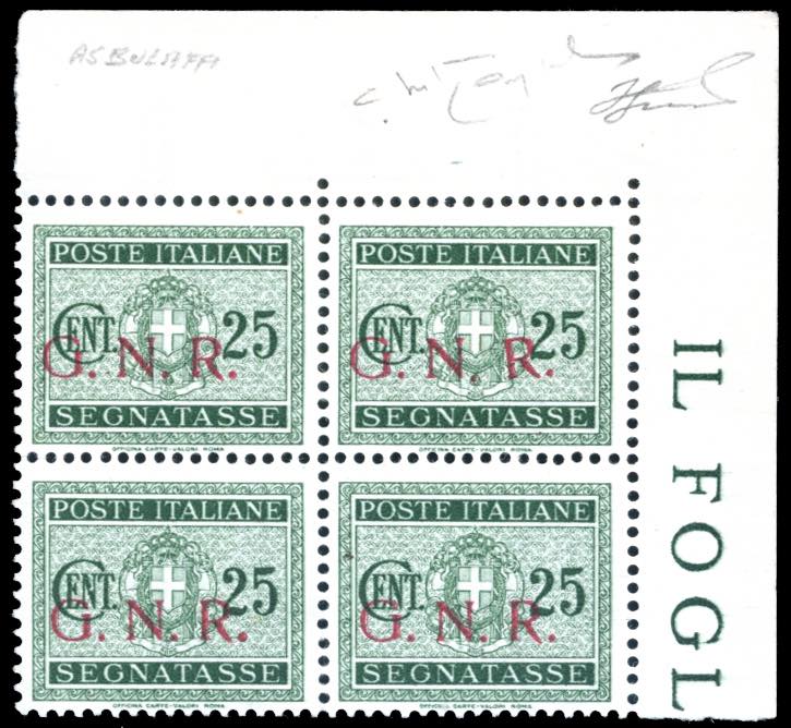 1943 - 25 cent., soprastampa ... 