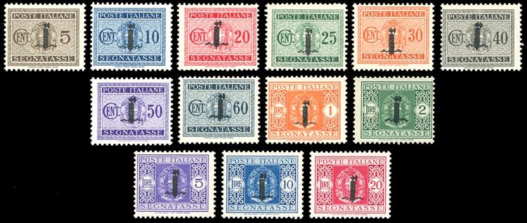 1944 - Soprastampati fascetto, ... 