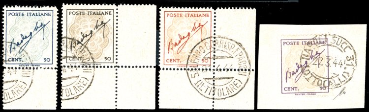 1944 - Badoglio, serie completa, ... 