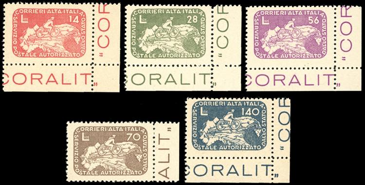 CORALIT 1945 - Ciclista, serie ... 