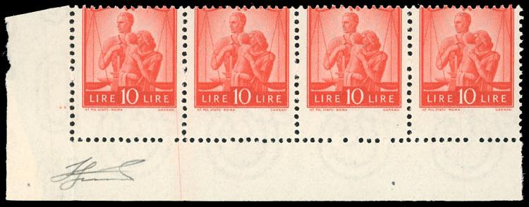 1947 - 10 lire arancio ... 