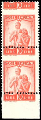 1947 - 10 lire arancio ... 