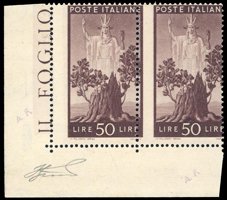 1945 - 50 lire Democratica, ... 