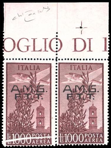 POSTA AEREA 1948 - 1.000 lire ... 