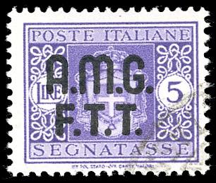 SEGNATASSE 1947 - 5 lire, senza ... 