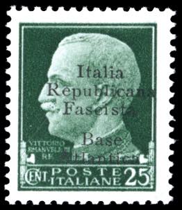 BASE ATLANTICA 1943 - 25 cent. ... 