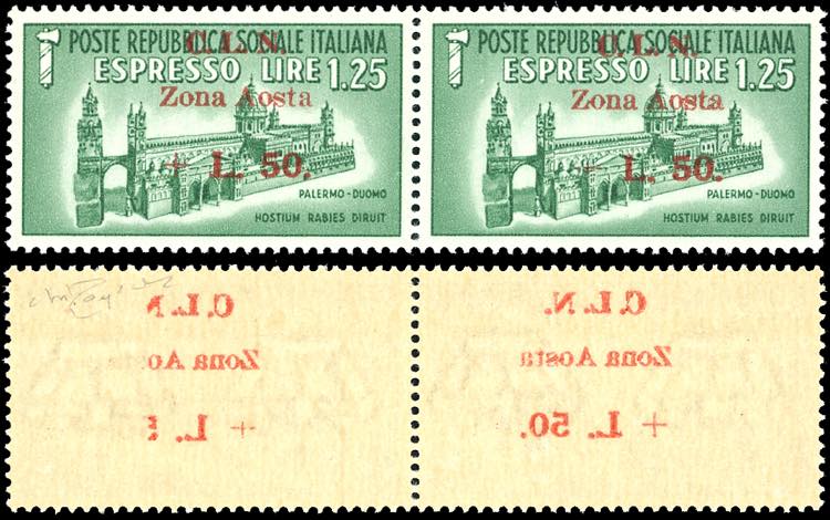 AOSTA 1944 - 1,25 lire ... 