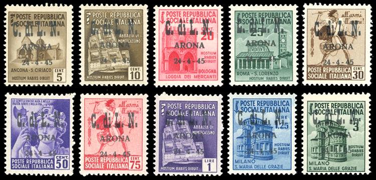 ARONA 1945 - Monumenti Distrutti, ... 