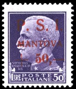 MANTOVA 1945 - 50 + 50 lire ... 