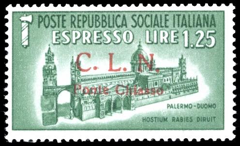 PONTE CHIASSO 1945 - 1,25 lire ... 