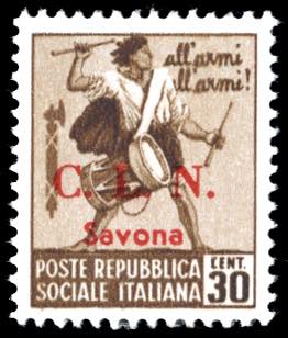 SAVONA 1945 - 30 cent. ... 