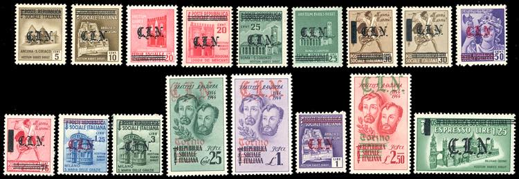 TORINO 1945 - Soprastampati, ... 