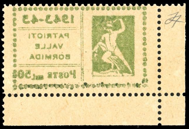 VALLE BORMIDA 1945 - 50 cent. ... 