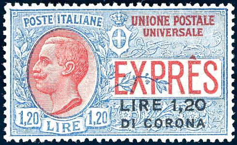 DALMAZIA ESPRESSI 1922 - 1,20 lire ... 