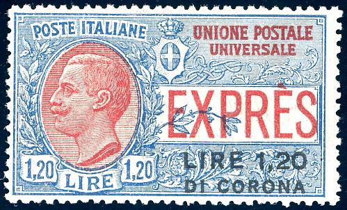 DALMAZIA ESPRESSI 1922 - 1,20 lire ... 