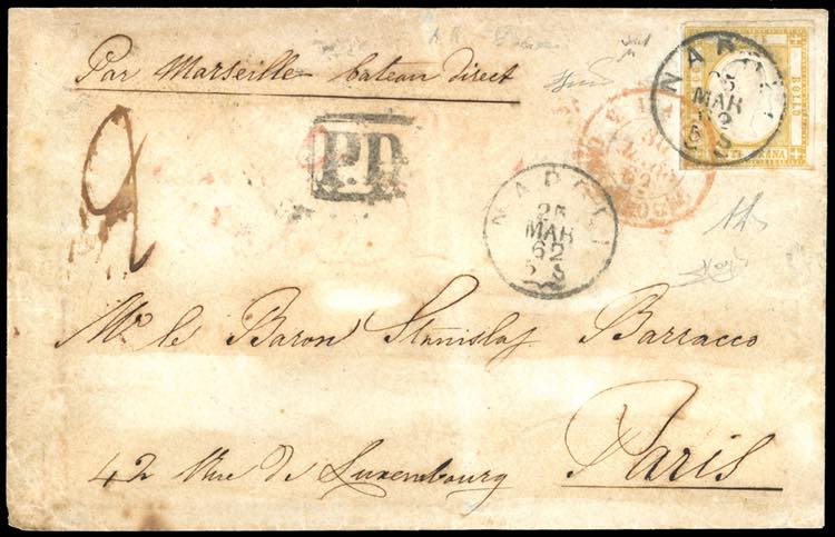 1862 - 20 grana arancio (23b), ... 