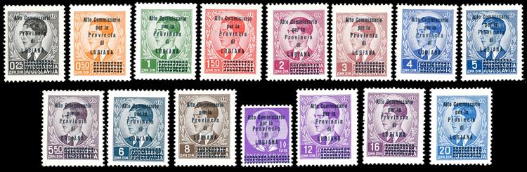 LUBIANA 1941 - Soprastampati Alto ... 