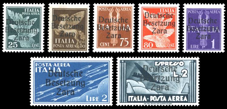 OCCUPAZIONE TEDESCA ZARA POSTA ... 