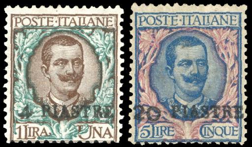 COSTANTINOPOLI 1908 - 4 piastre su ... 