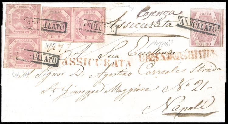 COSENZA, a penna (catalogato solo ... 