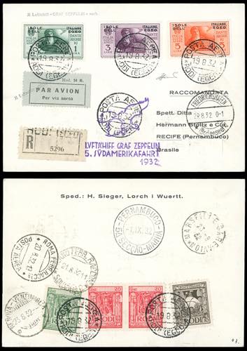 POSTA AEREA 1932 - 10 cent., 20 ... 